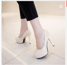 sexy fashion super high heels elegant women pumps comfortable patent leather high heeled shoes office party
