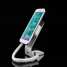 mobile phone anti theft alarm and charge display stand holder 