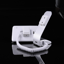 mobile phone anti theft alarm and charge display stand holder 