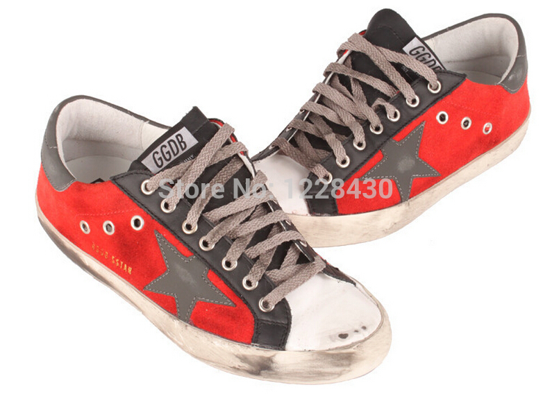 2014 New GOLDEN GOOSE GGDB men women low sneakers Casual shoes G25U590 T3