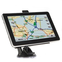 7" inch Touch Screen Car GPS Navigation 800M CPU Sat Navigator Support FM Transmitter Bluetooth AV-IN 2014 free new maps