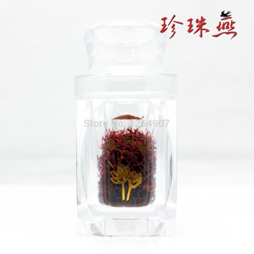 Guaranteed 100 Authentic Iran Saffron Crocus Stigma Croci Top Grade Flower Tea 5g can Specialty Saffron