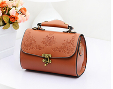 2014 korean  pu leather printing handbags, women messenger bag, women leather handbag,women handbag