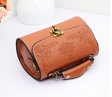 2014 korean pu leather printing handbags women messenger bag women leather handbag women handbag