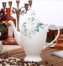 European high grade bone China coffee cups and saucers suits lily Italian creative ceramic coffee set