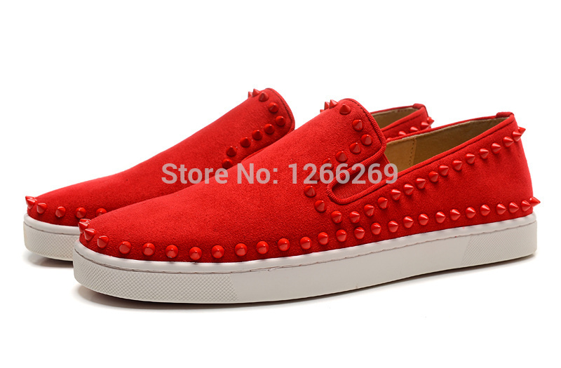 Pik Boat women s Flat 2014 luxury red bottom shoes real leather ...