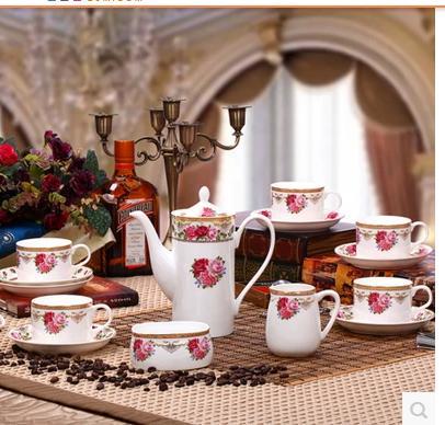 Australian 15 skull porcelain coffee set Afternoon tea set ceramic coffee set of coffee cups and