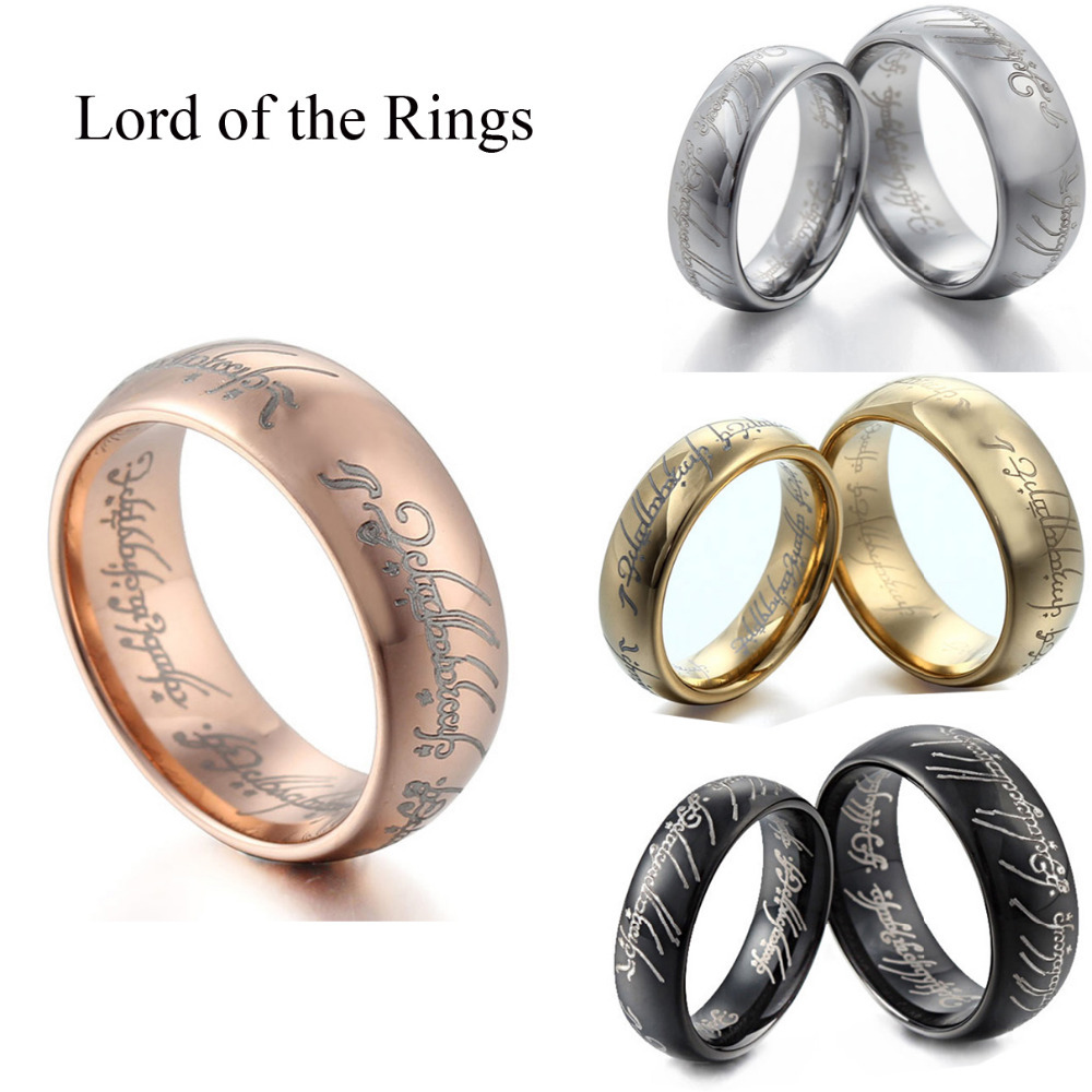Hobbit wedding rings