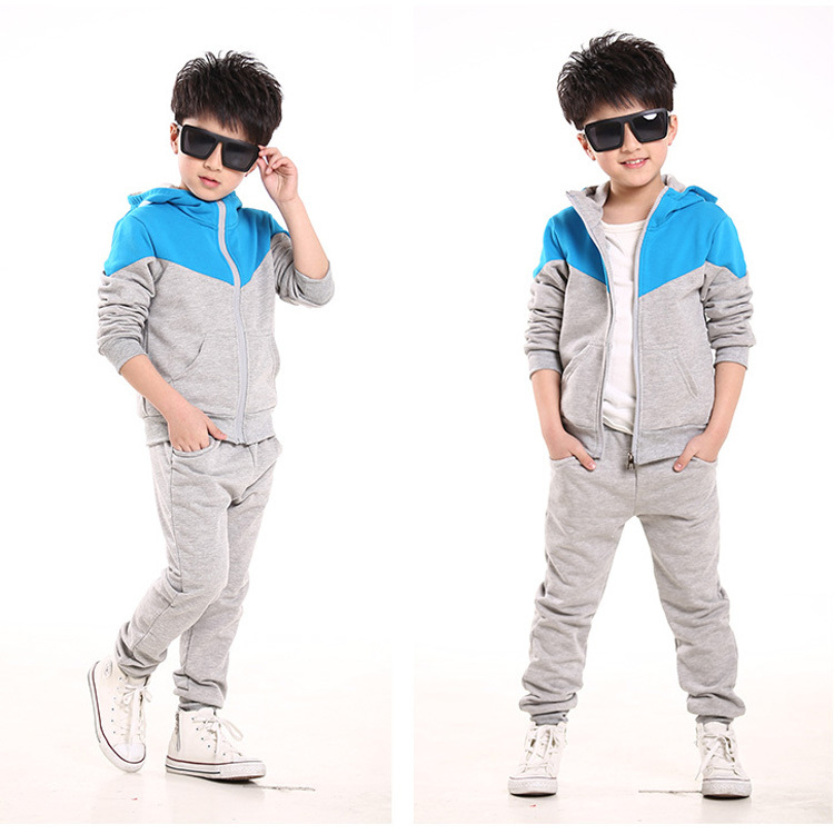 NEW Spring Autumn kids clothes sets jacet pants cotton boys Sport suit set long sleeve