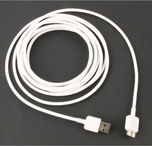 3M Micro USB 3.0 Sync Data Charger Cable For Samsung Galaxy Note 3 N9000 White Free Shipping