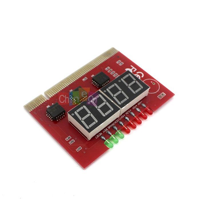 Hot Sellilng Computer Motherboard LED 4 Digit Analysis Diagnostic Test POST Card PCI