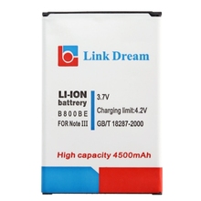 Link Dream High Quality 4500mAh Replacement Battery for Samsung Galaxy Note 3 / N9000 / N9005 / N9002 / N900 / N900A (B800BE)