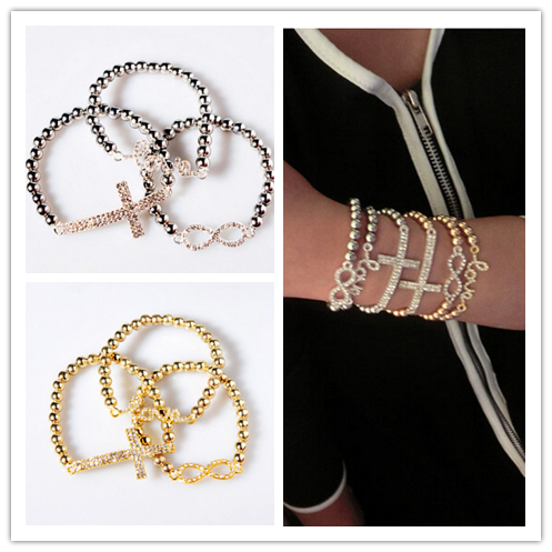 Fashion Women s Jewelry love cross bracelet