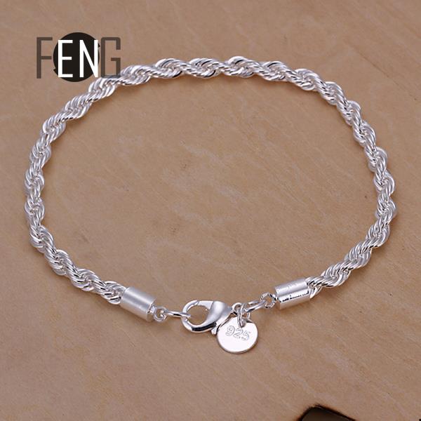 H207 Free Shipping Latest Women Classy Design 925 silver bracelet Factory Direct Sale