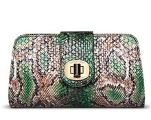 2014 summer new European and American fashion handbags luxury glossy crocodile clutch handbag chain Dinner