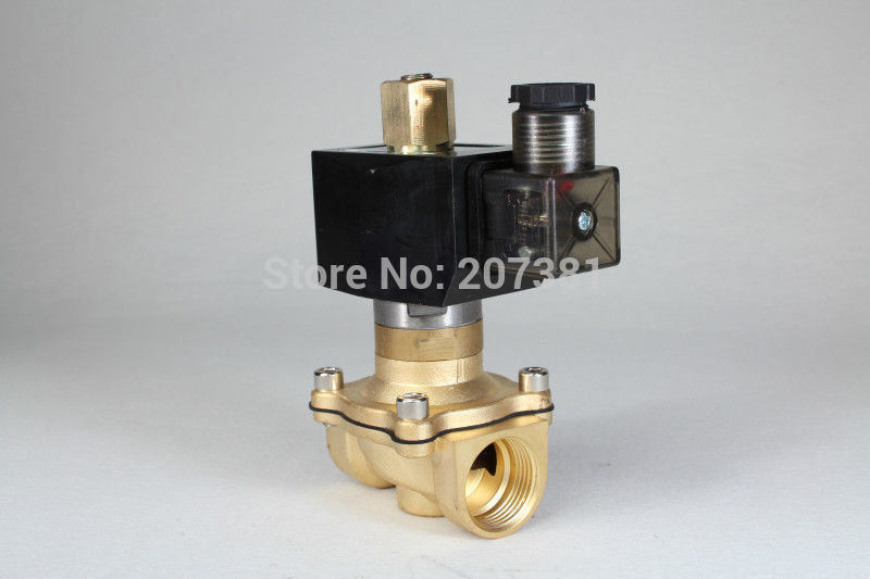 Купить электромагнитный клапан воды воздуха n/o 220v ac 3/4 "как ...