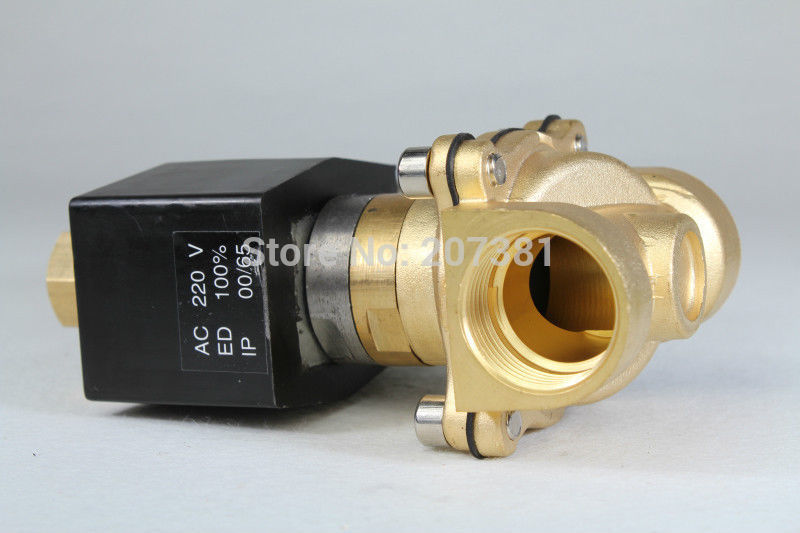 Купить электромагнитный клапан воды воздуха n/o 220v ac 3/4 "как ...
