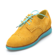 2014 spring new Korean version of the influx singles shoes Oxford shoes flat heel shoes England wholesale W169