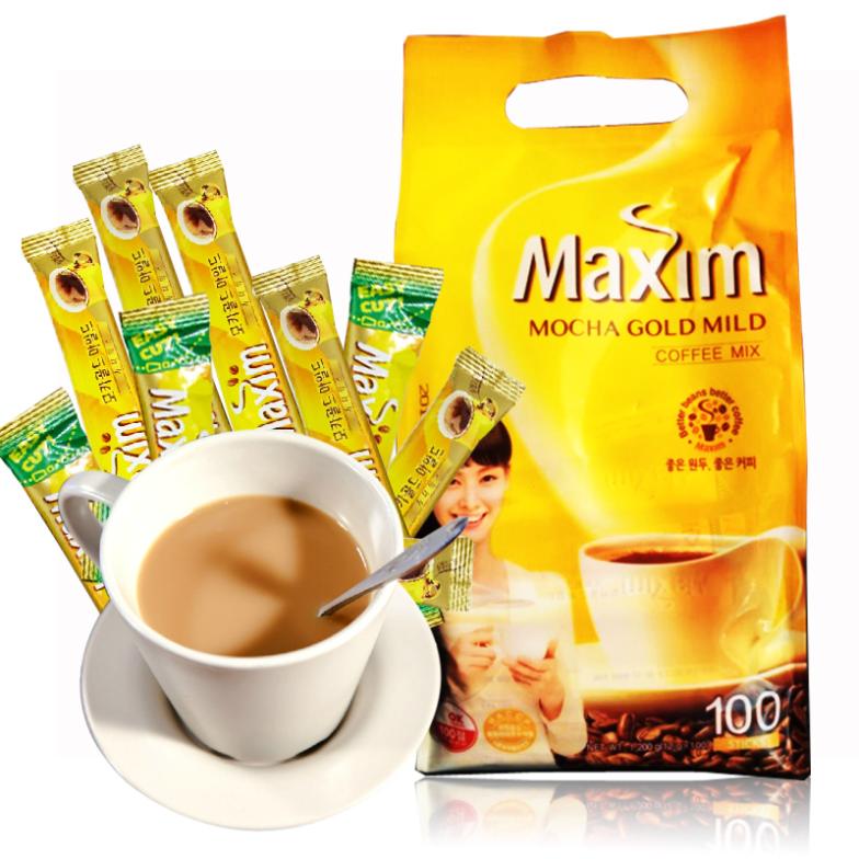 South Korean imports of wheat Xin triple maxim instant coffee mocha 12g 100 cartridge Wholesale free