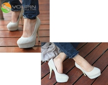 Lady Artificial Leather OL Pumps Platform Stiletto Party High Heel Shoes 8HOT