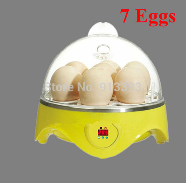  Egg Incubator 7 Chicken Bird Eggs Hatching Machine Mini Egg Incubator