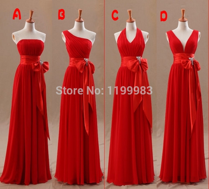 Red bridesmaid dress philippines