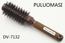 2015 Real Hot Sale 1pc 32mm Ceramic Hair Brush Barber Round Technique Barrel Comb Magnet Inside