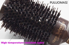 2015 Real Hot Sale 1pc 32mm Ceramic Hair Brush Barber Round Technique Barrel Comb Magnet Inside