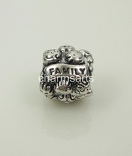 FREE SHIPPING Birthday Gift Beads Love Family Charm Mother s Day Jewelry Fits Pandora Charm Bracelet