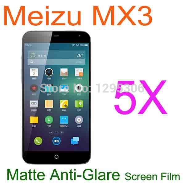 5x Smart Phone Meizu MX3 Matte Anti Glare Screen Protector Android Phone Screen LCD Protective Film