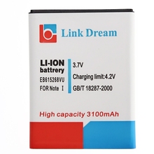 Link Dream High Quality 3100mAh Replacement Battery for Samsung Galaxy Note / N7000 / i9220 / i717 / T879 (EB615268VU)