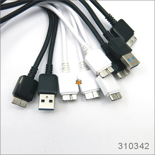 CN 5pcs Micro USB 3 0 USB Charger Cable Data Line for Samsung Galaxy Note 3