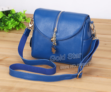 2014 New fashion women handbag genuine leather shoulder bags women messenger bags with chain real leather