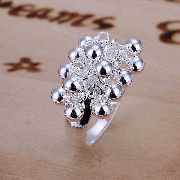 925 silver female fashion jewelry Women wedding flower rings free shipping wholesale price high quality hot