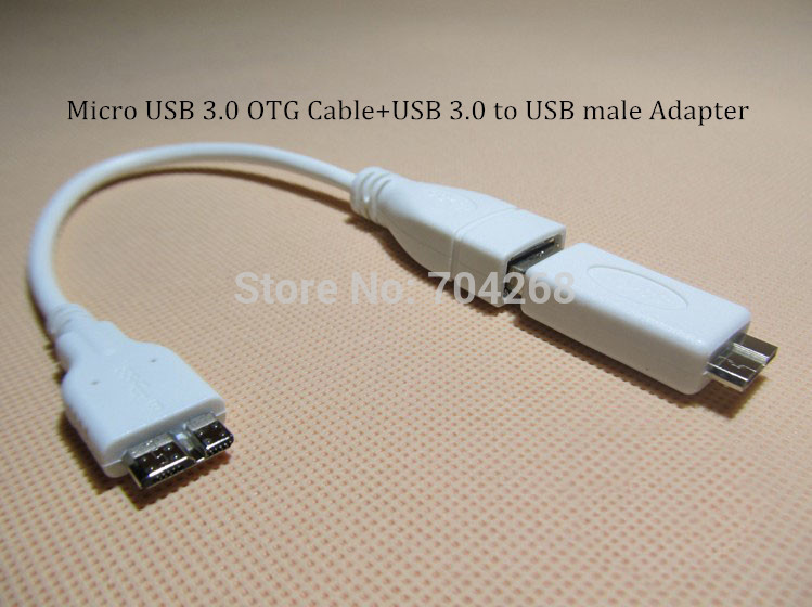 micro USB 3 0 OTG cable Micro USB 3 0 to USB male Adapter for Samsung