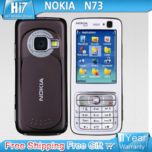 Nokia N73 Original  Mobile Phone GSM 3G 3.2MP MP3 Unlocked Cell Phones Multi Language Keyboard Free Shipping