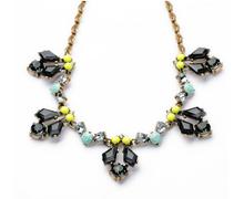 2014 New Fashion Neutral Versatile Lila Crystal Honey Bee Pendent Statement Necklace Women Jewelry Top Christmas