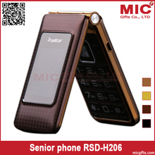 Flip unlocked Dual SIM card dual screen Touchscreen big keyboard good sound senior man lady cell mobile phone P329