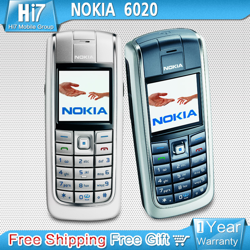 6020 Unlocked Original NOKIA 6020 Mobile Phone Camera GSM Dualband Classic Cheap Cell phone Refurbished Free