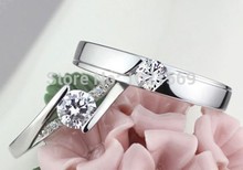 Cocktail Jewelry Men Women White Topaz Crystal 925 Silver Wedding Ring Sz 5 14