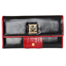 Anais Gvani Tribeca Park Gold Stud Genuine Leather Wallet