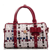 2014 Special deals authentic the noble fashion women bag exquisite PU  messenger bags handbag free shipping  QPT013