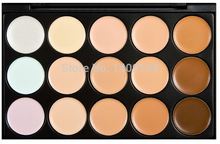 2014 hot New Professional 15 Colors Concealer Camouflage Face Cream Makeup Neutral Palette for Girls and Women free shipping
