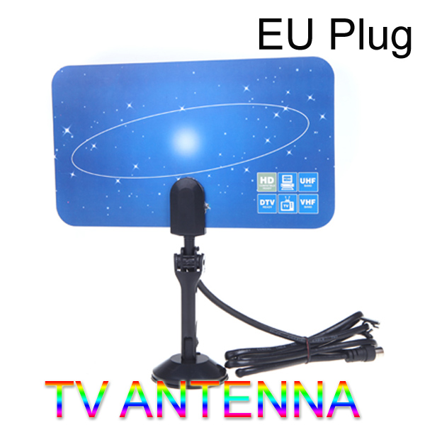 Купить цифровой Крытый ТВ антенны hdtv ДТВ hd vhf uhf плоский дизайн ...