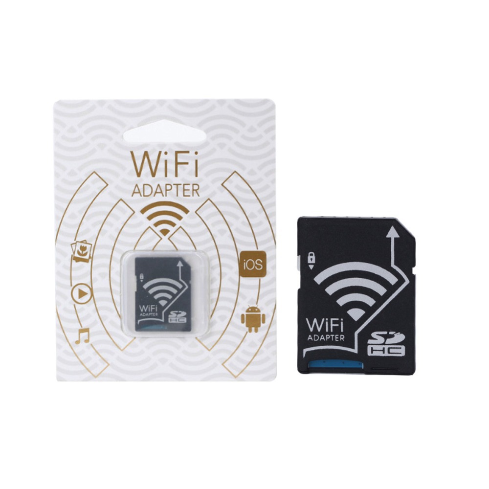 WiFi Wireless Micro SD Card Adapter Via Camera To Smartphone Tablet Laptop S5Q