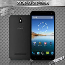 Original Zopo ZP998 Cell Phones Octa core MTK6592 Android 4.2 2G RAM +16G ROM 1.7GHz WCDMA 3G Android Mobile phone Smartphone