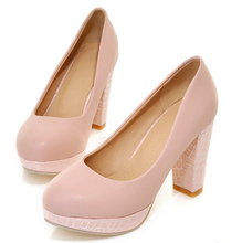 Women’s high heels sexy pumps female square heels sexy shoes sys-95