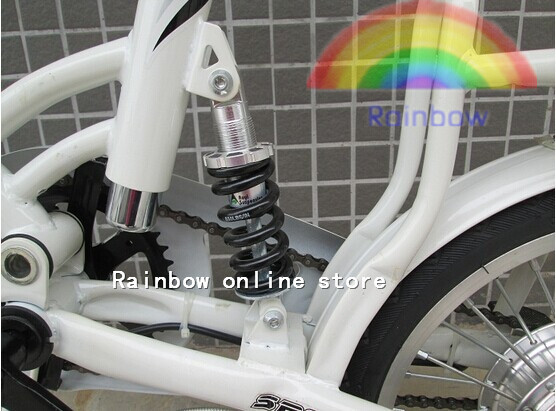 ultra portable folding 16 inch 36V48V invisible lithium battery electric bicycle 