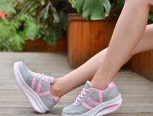 New Swing Female Sport Shoes Platform Woman Camouflage Increased Shoes Wedge High Heels Sneakers Breathable Sapatilha