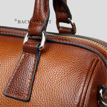 Vintage Genuine Leather Handbag Women Shoulder Bag Brand Designer Retro Style Cowhide Purse Female Boston Bag